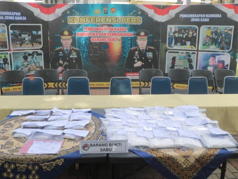 Sepanjang Februari 2026, Polda Sumbar Gagalkan Peredaran 6,4 Kg Sabu, Puluhan Ribu Jiwa Terselamatkan