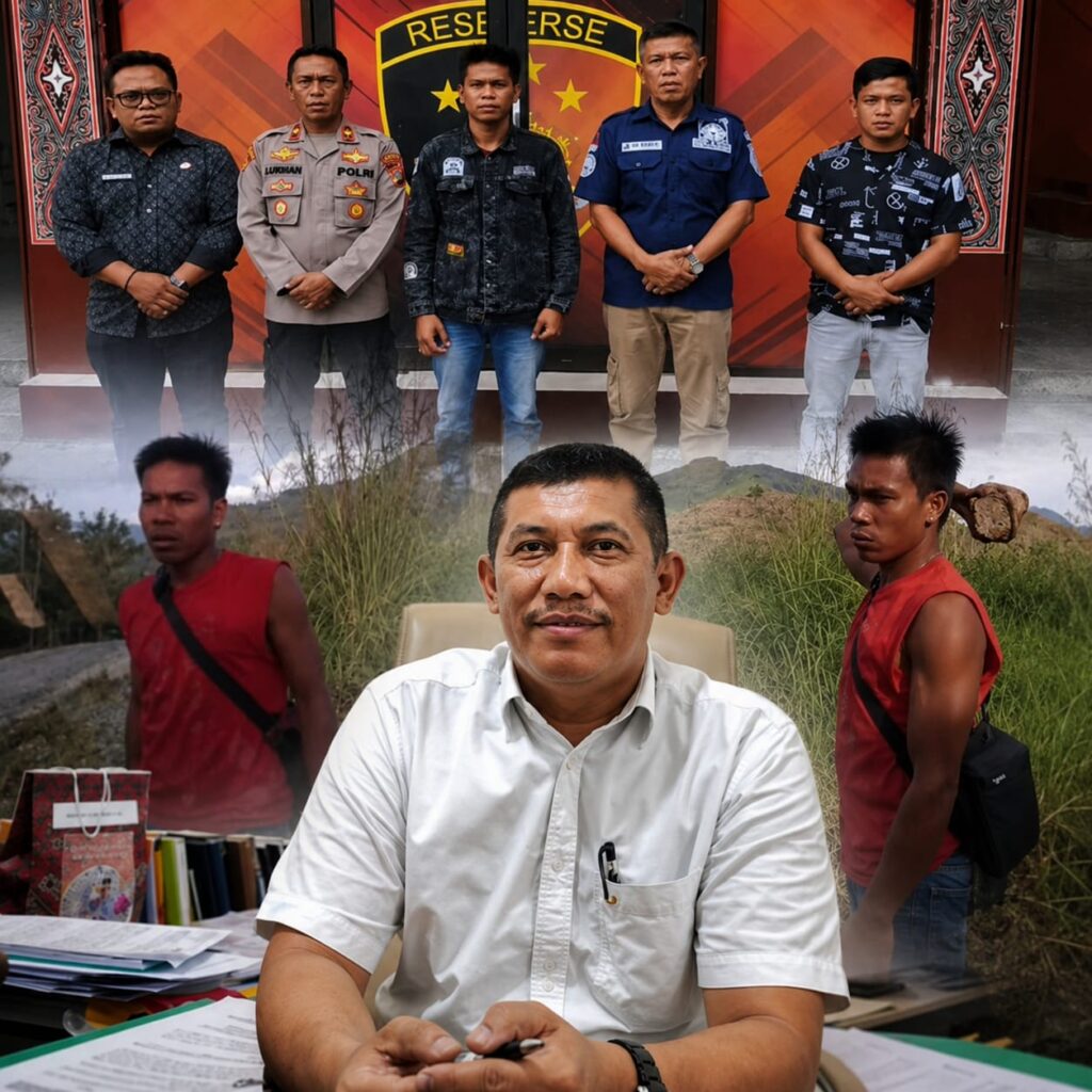 Gerak Cepat Sat Reskrim Polres Samosir Tangani Pria Viral di Batu Anduhur