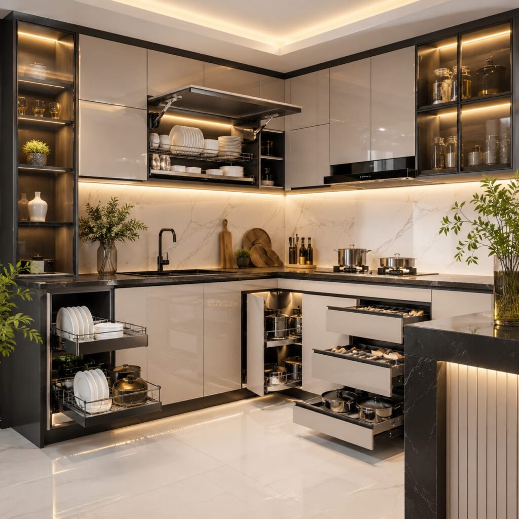 Kitchen Set Aluminium-ACP, Solusi Dapur Modern yang Tahan Lama dan Tampil Mewah