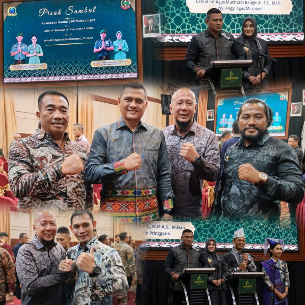 Ketum JTI Hadiri Pisah Sambut Dandim, Semangat Kolaborasi untuk Simalungun Menguat