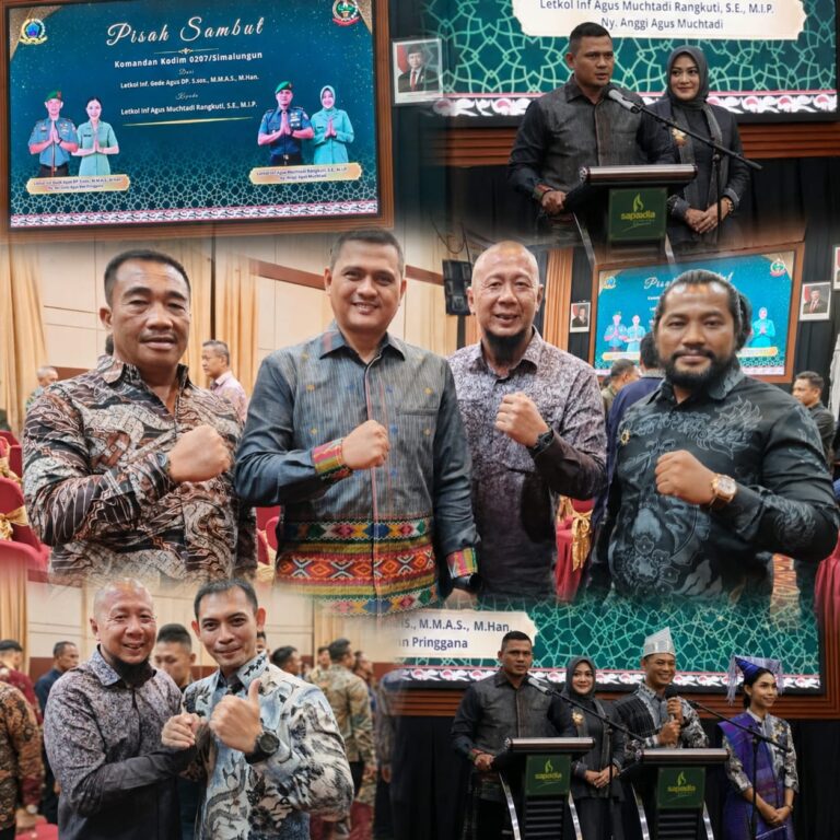 Ketum JTI Hadiri Pisah Sambut Dandim, Semangat Kolaborasi untuk Simalungun Menguat
