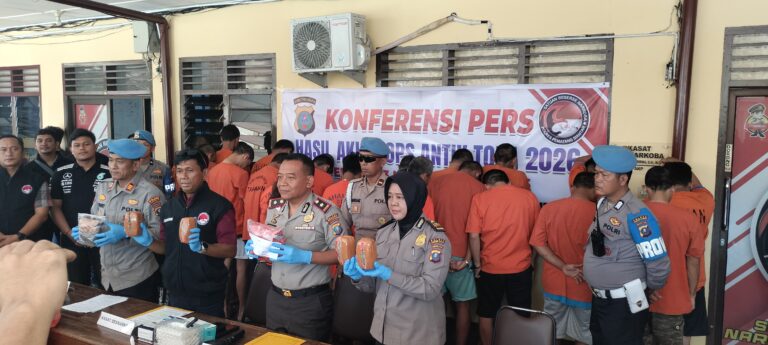 Polres Pematangsiantar Ungkap 18 Kasus Narkoba dalam Operasi Antik Toba 2026, Selamatkan 27.010 Jiwa