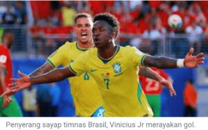 Vinicius Jr Bersinar, Bawa Brasil Lolos ke Babak 32 Besar, Ini Klasemen Akhir Grup C