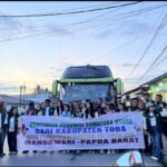 Kontingen Kabupaten Toba Berangkat ke Pesparawi Nasional XIV di Manokwari Papua Barat