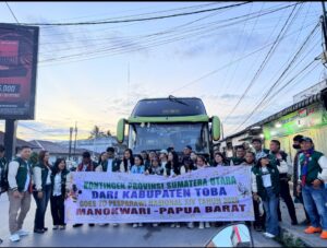 Kontingen Kabupaten Toba Berangkat ke Pesparawi Nasional XIV di Manokwari Papua Barat