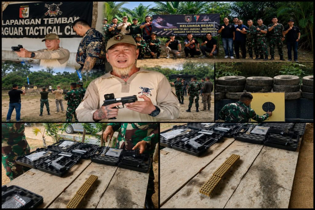 Dari Lapangan Tembak ke Persaudaraan: Jaguar Tactical Indonesia dan TNI Perkuat Sinergi di Siantar