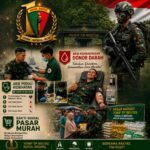 HUT Ke I Yonif TP 901/Suhul Gading,Bakti Sosial Hadirkan Layanan Kesehatan Dan Pasar Murah