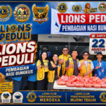Lions Peduli, Lions Club Pematangsiantar Berbagi Nasi Bungkus untuk Masyarakat
