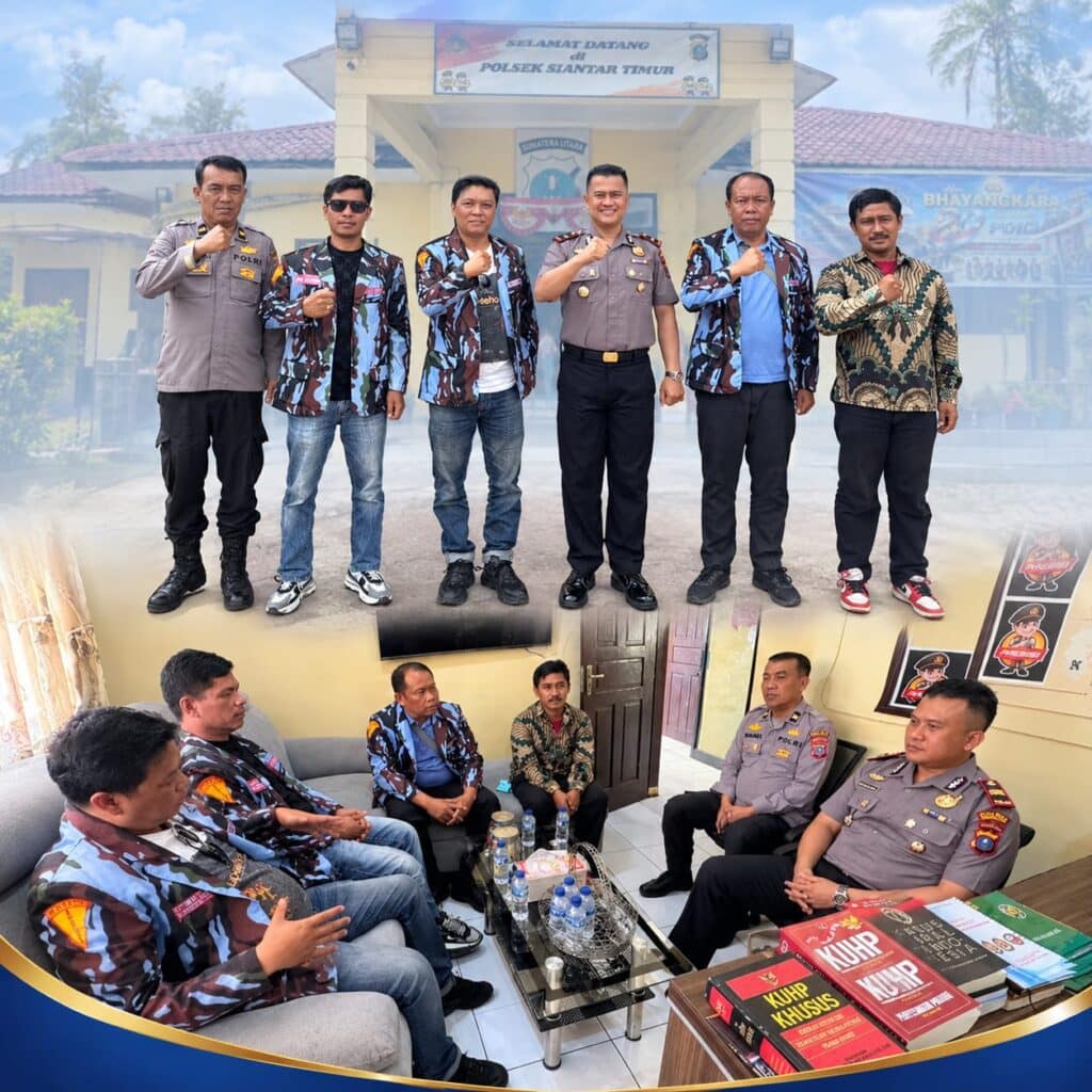 PAC IPK Siantar Timur Bangun Komunikasi dengan Kapolsek, Dorong Sinergi dan Kebersamaan